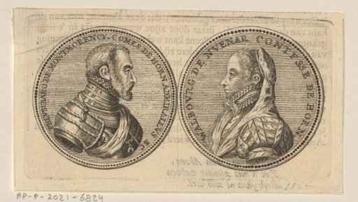 Medal with Portraits of Philip of Montmorency, Count of Horn, and Walburgis of Nieuwenaar, Countess of Horn