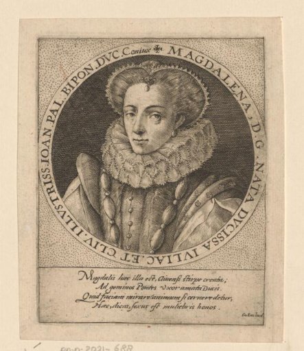 Portrait of Magdalena van Gulik and Cleves