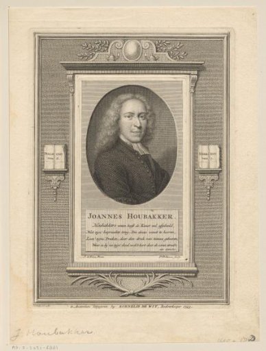 Portrait of Joannes Houbakker