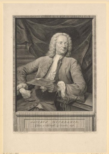 Portrait of Jacob Houbraken