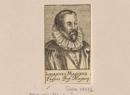 Portrait of Johannes Magirus