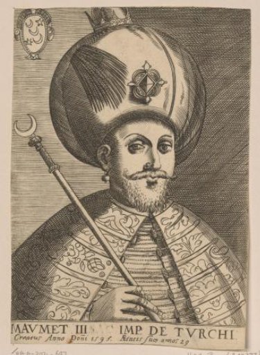 Portrait of Mehmet III, Sultan of the Ottoman Empire, at the Age of 29