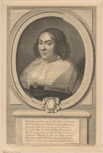 Portrait of Maria van Reigersberch (1589-1653) at the age of 50