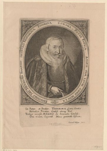 Portrait of Johann Heinrich Rahn