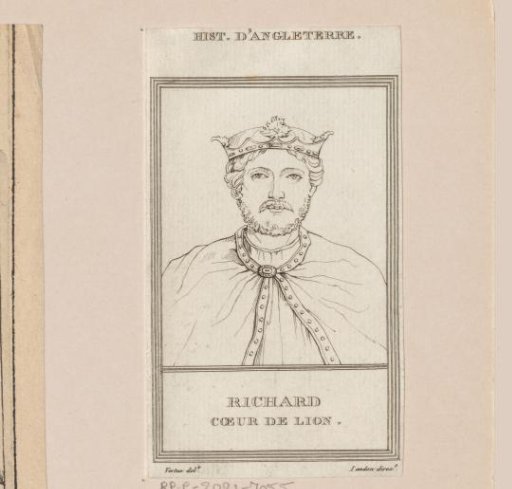 Portrait of Richard I the Lionheart, King of England