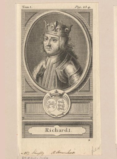 Portrait of Richard I Lionheart, King of England