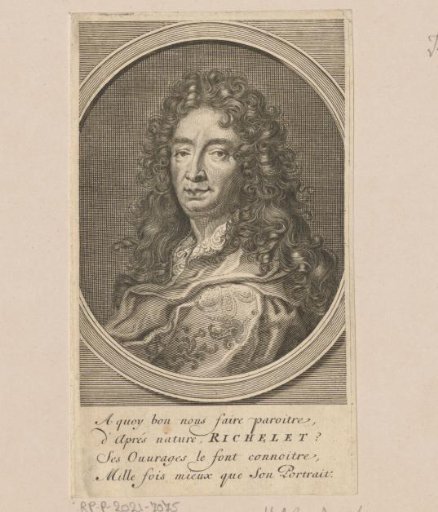 Portrait of César-Pierre Richelet