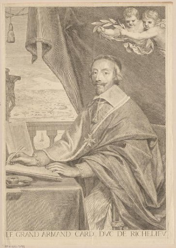 Portrait of Armand-Jean du Plessis, Duke of Richelieu