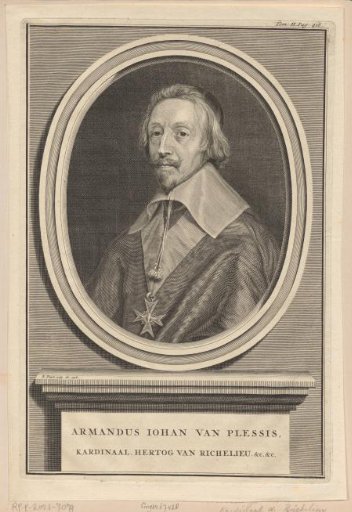 Portrait of Armand-Jean du Plessis, Duke of Richelieu