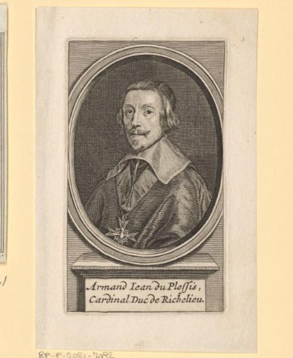 Portrait of Armand-Jean du Plessis, Duke of Richelieu