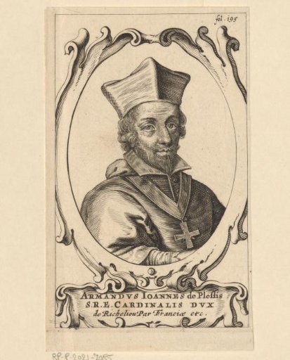 Portrait of Armand-Jean du Plessis, Duke of Richelieu