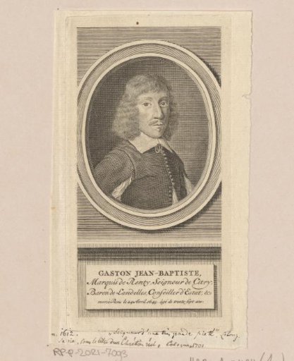 Portrait of Gaston Jean Baptiste de Renty