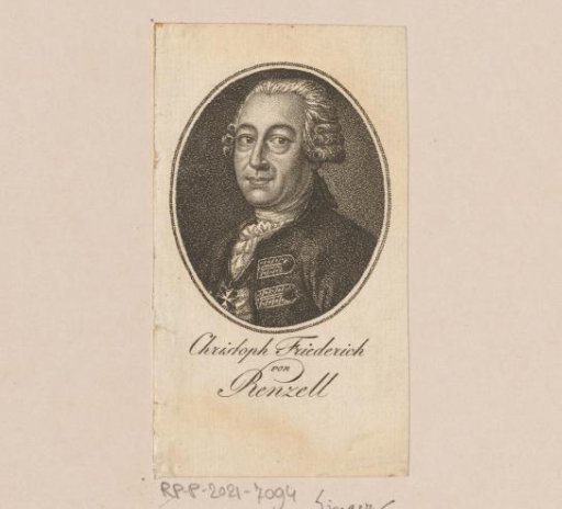 Portrait of Christoph Friedrich von Rentzell