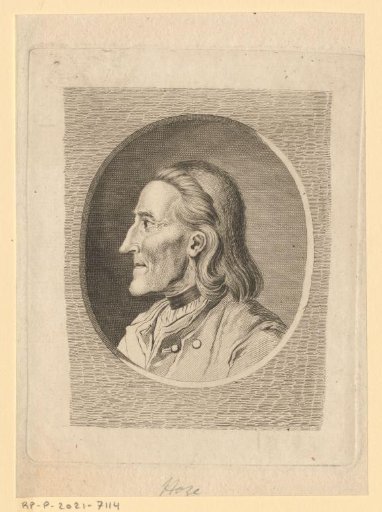 Portrait of a man designated as Hoze