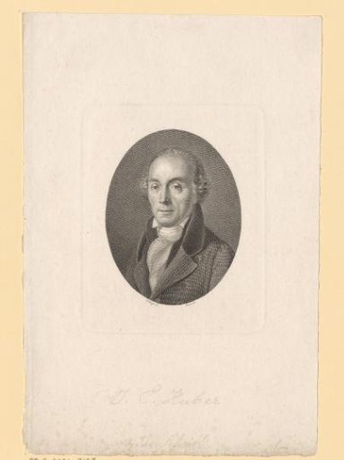 Portrait of Johann Kaspar Huber