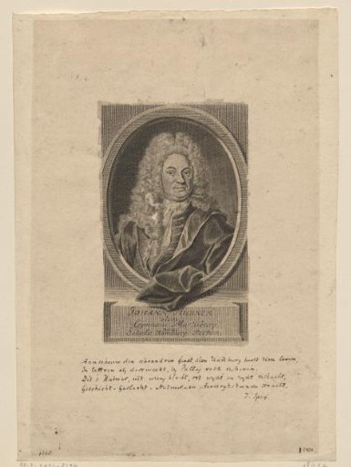 Portrait of Johann Hübner