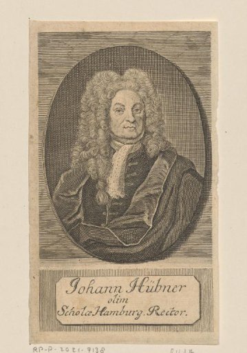 Portrait of Johann Hübner