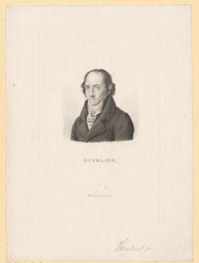 Portrait of Christoph Wilhelm von Hufeland