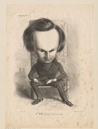 Caricature of Victor Hugo