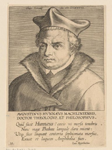 Portrait of Augustinus Hunaeus