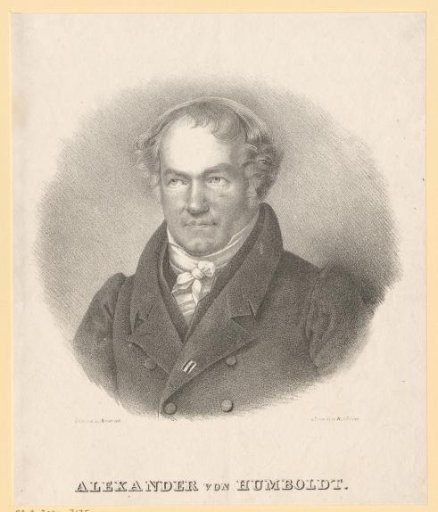 Portrait of Alexander von Humboldt