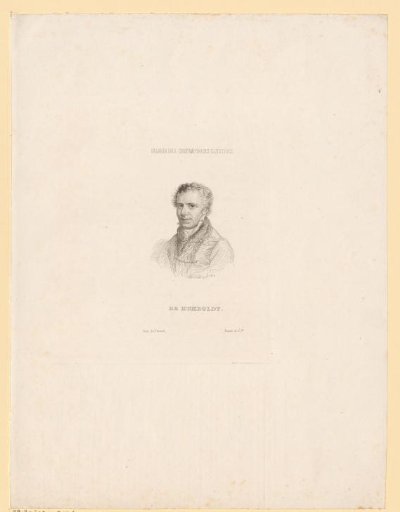 Portrait of Alexander von Humboldt