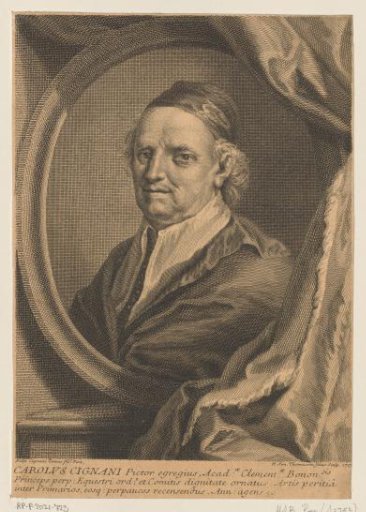 Portrait of Carlo Cignani at the age of 89