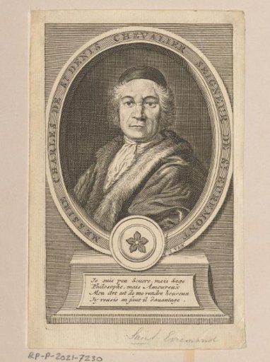 Portrait of Charles de Saint-Évremond at the age of 85