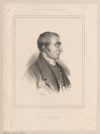 Portrait of Claude-Henri de Rouvroy, Duke of Saint-Simon
