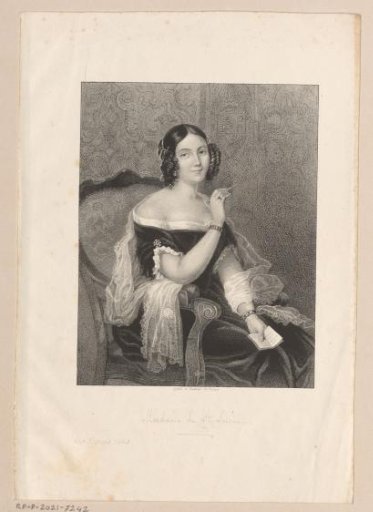 Portrait of Marie Caroline Rosalie de Monmerqué