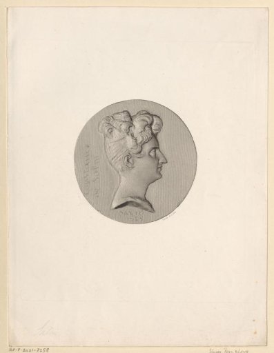 Medal with portrait of Constance de Théis