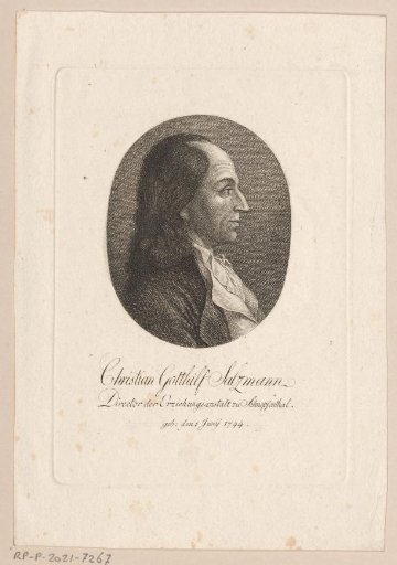 Portrait of Christian Gotthilf Salzmann
