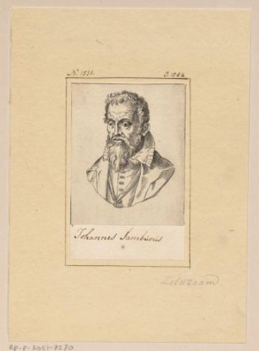 Portrait of Johannes Sambucus