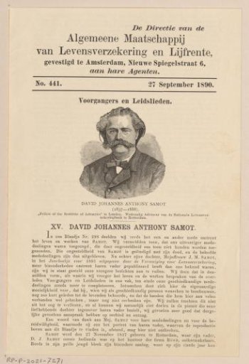 Portrait of David Johannes Anthony Samot