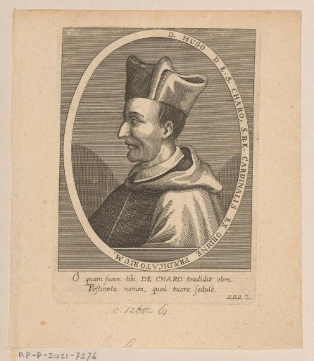 Portrait of Hugo of Saint Cher