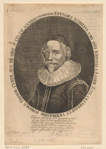 Portrait of Johan van den Sande at the age of 70