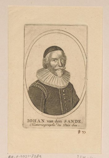 Portrait of Johan van den Sande