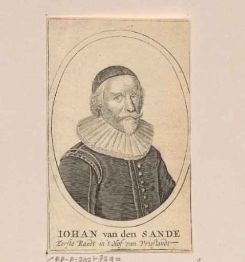 Portrait of Johan van den Sande