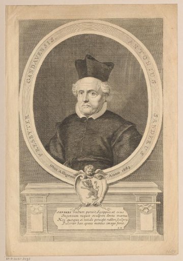 Portrait of Antonius Sanderus