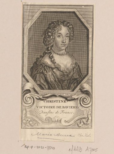Portrait of Maria Anna Victoria of Bavaria