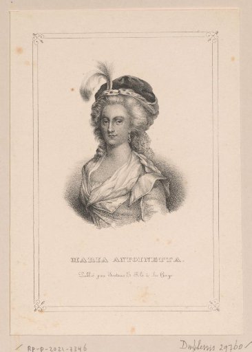 Portrait of Marie Antoinette