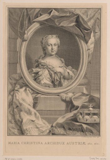 Portrait of Maria Christina of Austria