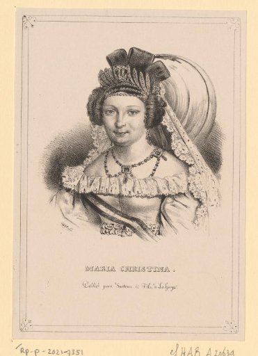 Portrait of Maria Christina of Austria