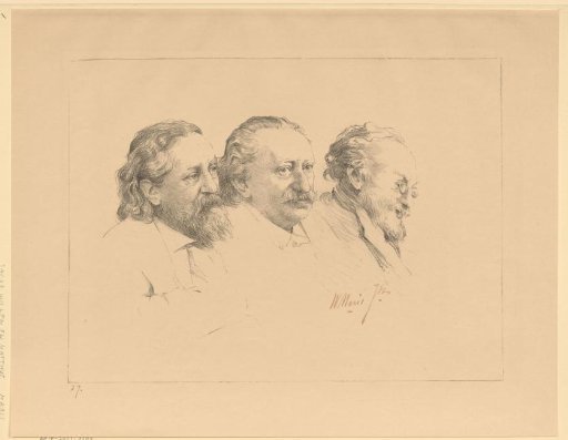 Portraits of Jacob, Willem and Matthijs Maris