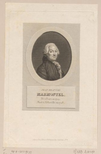 Portrait of Jean-François Marmontel