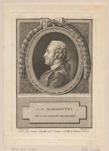 Portrait of Jean-François Marmontel