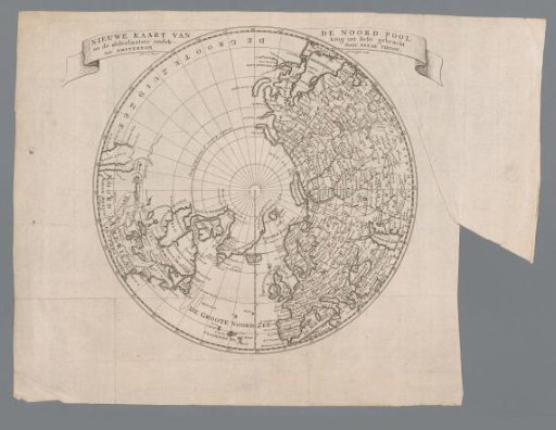 Map of the North Pole