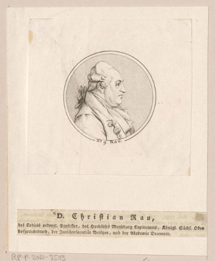 Portrait of Christian Rau