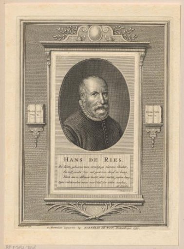 Portrait of Hans de Ries