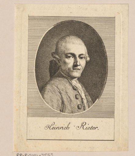 Portrait of Heinrich Rieter